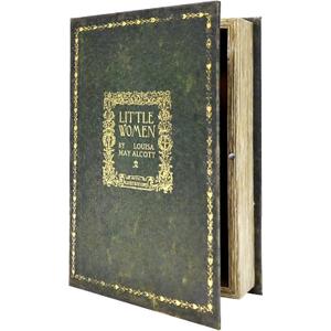 Microkize Decorative Book Box Fake Book Safe with Lid, Remote Control, Keepsakes M Size Box