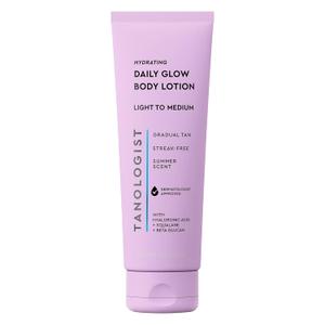 Tanologist Hydrating Daily Glow Body Lotion- Light/Medium, Buildable & Transfer-Proof Gradual Self Tanner, Summer Fragrance, Natural Not Orange, Lasts 7 Days, Vegan Clean Formula, 8.45 fl oz