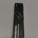 WORKPRO Rechargeable Neck Light for Hands-Free Lighting, 3 Brightness Levels 300 Lumens Neck Light, Bendable Silicone Arm, Great for Mechanics, Reading, Camping, DIY Projects, Crafting, Pink Ribbon