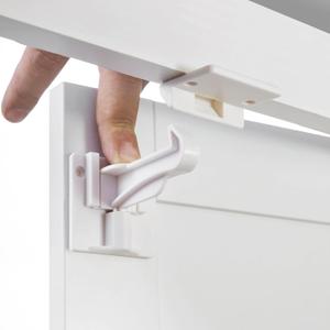 20 Pack Upgraded Invisible Baby Proofing Cabinet Latch Locks  No Drilling & Tools Needed, Fits Most Cabinets & Drawers, Works with Countertop Overhangs, Strong Adhesive for Easy & Secure Installation