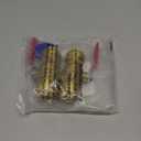 Push Fit Ball Valve, 2 Pack 3/4" Push-Fit Full Port Ball Valve with Disconnect Clip, Push-to-Connect Water Shut Off Valve for Hot and Cold Water, for PEX PVC or Copper Pipes