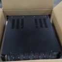 Pyle 4 Multi-Zone Stereo Amplifier - 19 Rack Mount, Powerful 8000 Watts with Speaker Selector Volume Control & LED Audio Level Display, 4-Ch. Bridgeable Switches - PT8000CH