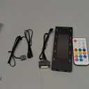 Redragon GCP09 ARGB and PWM Fan Hub Controller, 10 PWM Ports & 12 ARGB Ports, Software & Remote Adjustment, Individual Fan Control, Magnetic Backplate, SATA Power Hub for PC Case Fans, Black