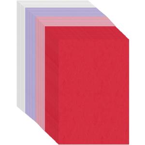 100 Sheets Valentine's Day Cardstock Pink Red White Thick Paper Valentine Card Stock Collection for Valentine Card Making Arts Crafts Invitations Greeting Gift Tags Scrapbook