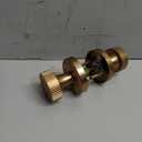 Asidrama 4 Pack Champagne Bronze Privacy Door Knobs with Lock, Door Handles with Champagne Bronze Door Knobs Interior for Bedroom or Bathroom, Heavy Duty Door Lever for Left Right Sided Doors