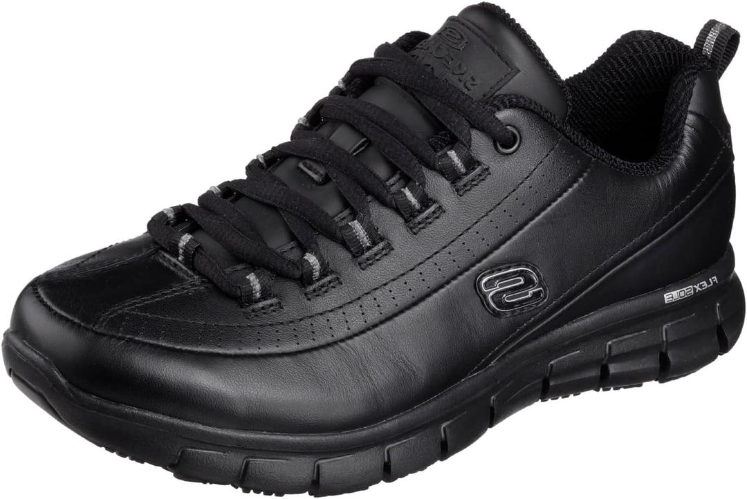 Skechers for Work Women's Sure Track Trickel Slip Resistant Shoe (8)