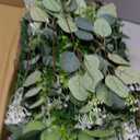 150 Pcs 5 Kinds Artificial Greenery Stems Mixed Artificial Eucalyptus Wedding Bouquet Bulk Fake Eucalyptus Stems Greenery Leaves for Vase Wedding Home Table Decor DIY Bouquets (Green)
