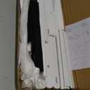 Solid Wood Luggage Rack, No Assembly Required, Foldable Suitcase Stand, Luggage Holder, with Storage Shelf, for Guest Room, Hotel, Bedroom, Cloud White