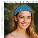 2 x Headbands For Women 12 Pack Headband Yoga Elastic Head Bands Women's Hair Band Workout Soft Sweat Hairbands Accessories