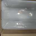 IRIS USA 72 QT Plastic Storage Box with Lid and Latches - 4 Pack - BPA-Free, See-Through Organizing Solution, Durable Nestable Stackable Containers, Secure Pull Handle - Clear