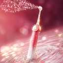 RANVOO AirJet X5 [Gift-Ready Pink Edition | Next-Gen Jet-Flow] Electric Toothbrush, 100% Plaque Removal, Whitening & Gum Care, 60-Day Battery Life, Rechargeable with 3 Pro Brush Heads, Cyclamen Pink