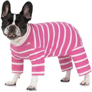 Dog Surgery Recovery Suit for Male/Female, Post-Op Shirt, Bodysuit, E-Collar & Cone Alternative, Anti-Licking Snugly Onesie, Medium