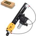 Power Window Regulator with Motor Compatible with Jaguar | XF 2009-2015, XFR 2010-2015, XFR-S 2013-2015 Sedan, Rear Left Driver Side, Replaces# C2Z26992