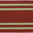 Colonial Mills Double Border Christmas Rug - Red/Green 42" x 66"