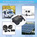 PM4 55-Amp RV Power Converter & 4-Stage Smart Battery Charger - 110V AC to 12V DC Converter Charger Combo | Safe Replacement for RVs, Campers, Trailers & Boats | UL Listed & CE Certified