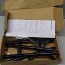 Plant Stand, Indoor Plant Stand Adjustable for 8 to12 inches Plant Pot, Metal Plant Stands For Indoor Plants Mid Century Stable Stylish Black Planter Stand for Outdoor, Black 1 Pack, Pot not Included