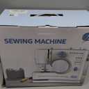 Sewing Machine for Beginners, 16 Built-In Stitches, Small Sewing Machine with Accessory Kit, 2-Speed, Foot Pedal, Storage Drawer, Portable Tabletop Full-Feature Design for Home DIY (Small) (Blue)