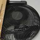 PELONIS 16 inch Pedestal Fan for Bedroom , Oscillating Fan, 3-Speeds, 90 Oscillation, Adjustable Height, Floor Fan, Standing Fan for Living Room, Kitchen, and Home office, Black