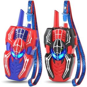 Walkie Talkies for Kids, Spider Toys 2 Pack Outdoor 2 Way Radio Toy Gifts Camping Brithday Gift Walkie Talkies for 3 4 5 6 7 8 9 10 Year Old Boys