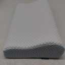 Memory Foam Bed Pillow for Sleeping, Ergonomic Cervical Contour Neck Support Orthopedic Pillow for Side Back Stomach Sleeper, Neck and Shoulder Pain (Blue)