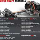 938-192 26013911 Front Drive Shaft Prop Shaft Driveshaft Assembly Compatible with 4WD Blazer K10 K20 Suburban K5 Blazer V10 Jimmy K1500 K2500 V1500 V2500 Suburban PropShaft #7830927 938192