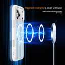 Striped Case for iPhone 17 Pro Max with Stand,6.9" T-Blue