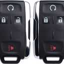 Keyless Entry Remote Start Control Key Fob Replacement Fits for Chevy Silverado GMC Sierra 1500 2500 3500 2014-2016 2017 2018 2019 2020 GMC Canyon Chevrolet Colorado 2015-2021 M3N-32337100