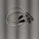 Petest 15ft Reflective Tie-Out Cable for Heavy Dogs Up to 125 Pounds
