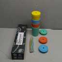 Homestockplus Reusable Wheat Straw Cups with Lids and Silicone Straws, 10 Oz Chip Resistant E-Co Friendly Small Water Cups for Milk, Drinks, Smoothies - 4 Colors