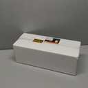 BESTTEN Decorator Receptacle Outlet, 15 Amp Electrical Wall Outlet, Non-Tamper Resistant, Decor Wallplate Included, 15A/125V/1875W, UL Listed, 50 Pack, White