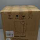 latifolia Solid Wood Nightstand, 2-Drawer Small Nightstand, Narrow Bedside Table with Shelf Storage(Walnut, 11.81''W)