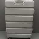 SwissGear 7366 Signature Hardside Expandable Luggage with Spinner Wheels, TSA Lock, Cup-Holder, White, 2-Piece Set (19/27)