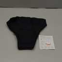 Period Swimwear Leakproof Menstrual Bikini Waterproof Bottom UPF 50+ Swim Brief Light Flow - Teens Girls Women (Small, Midnight Black)