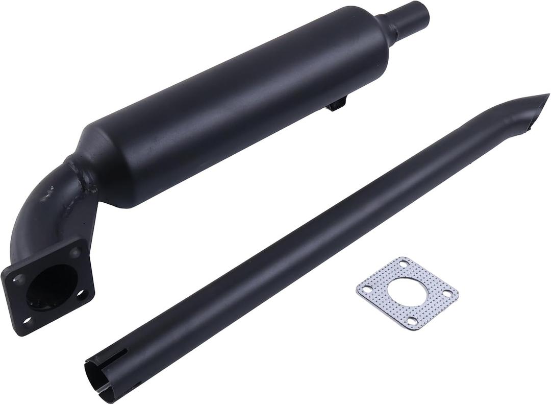 DVPARTS Muffler and pipe W/Gasket 15532-12050 67800-53410 for Kubota B20