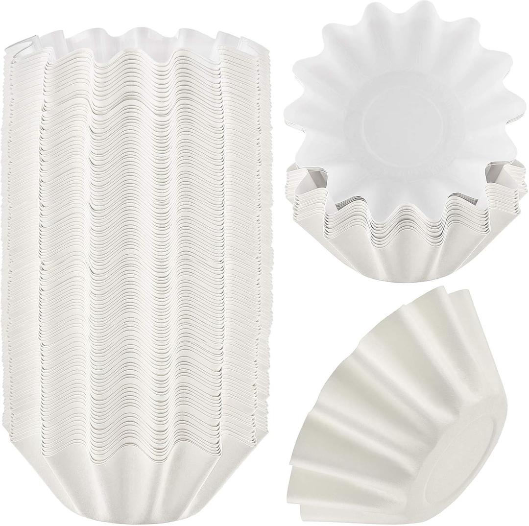 Boao Wax Melt Liners Reusable Leakproof for Any Wax Cubes Waxes Warmer Containers Cups for Scented Candle Plug in Warmers Electric Waxes Melters Burner(White,25 Pieces)