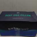 Cube Pillow for Side Sleeper with Firm Layer, Cooling Memory Foam Pillows with Two Side Four Types of Softness for Neck and Shoulder Pain, King or Queen 24"x12"x5"