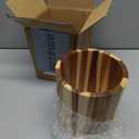 Acacia Wood Utensil Holder for Kitchen Counter, 360 Rotating 7.2" Wooden Cooking Utensil Crock for Countertop, Farmhouse Kitchen Decor