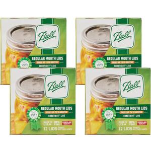 Ball Regular Mouth Jar Lids 4 pack
