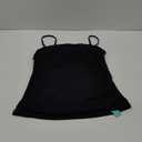 Womens Built in Bra Camisole Vest Ultra Thin Strap Summer Slim Sleeveless Solid Essential Camisole Vest,L
