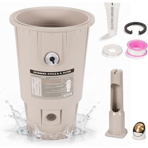 W3EC40AC Filter Tank Bottom, Fit for EC40AC Hayward Perflex Extended-Cycle DE Pool Filter 20 Sq. Ft. - Replace EC40 Filter Base Tank Housing Body with Flow Diffuser & Check Valve