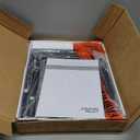 Hosfais Side Table Small End Table, C-Shaped Wood Sofa Table with Metal Frame for Living Room, Bedroom, Small Spaces (Rustic Brown) (Oval)