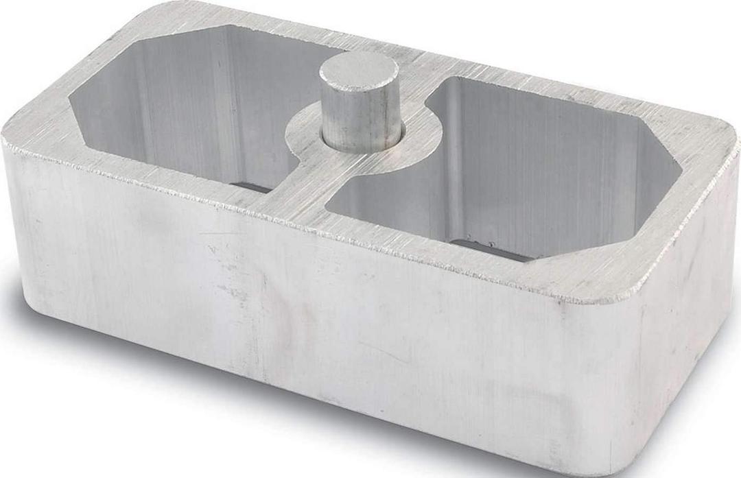 Allstar Performance ALL56131 2.5' Wide x 5' Long x 1.5' High 9/16' Pin Diameter Extruded Aluminum Lowering Block