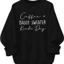 SOLY HUX Women's Plus Size Oversized Sweatshirt Letter Graphic Long Sleeve Crewneck Baggy Pullover Shirts (4X-Large Plus)