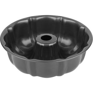 Novery 9.5" Non-stick Cake Pan, Heavy Duty Carbon Steel Fluted Tube Round Baking Pan,Buntz Pound Cake Pan Mold,Tube Bakeware,Baking Mold for Jello,Gelatin,Chocoflan,Flan