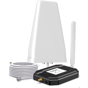 2025 Latest AT&T Signal Booster AT&T Cell Phone Signal Booster T Mobile Cell Booster for 5G 4G LTE on Band 12/17 AT T Cell Booster ATT Cell Phone Booster ATT Extender Boost Call/Data Black