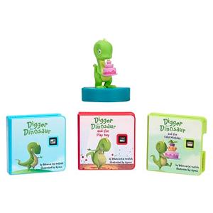 Little Tikes Story Dream Machine HarperCollins Digger The Dinosaur Collection, Storytime, Books, Audio Play Character, Gift and Toy for Toddlers and Kids Girls Boys Ages 3+ Years