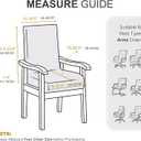 NICEEC Arm Chair Covers Set of 2 Dining Room Chair Cover with Arms