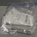 20Packs White Flower Gift Bag with Clear Window, Bouquet Bags with Handle, Party Favor Bags for Mother's Day Wedding Party Birthday