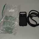 BXYJY for iPhone Air Case Wallet with Strap, Crossbody Cell Phone Lanyard for Women Men, Card Holder, Slide Camera Cover, Military Grade Drop Proof, Heavy Duty Phone Case for iPhone Air, Black