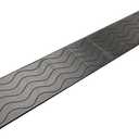 Threshold Ramps for Doorways, Indoor Kerb Ramp Wheelchair Scooter Sweeping Robot, Easy Portable Door Step Accessible Channel (Color : Black, Size : 39x5.1x2.5in)
